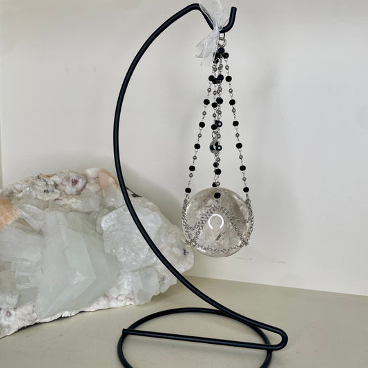 Hanging Sphere stand - Black