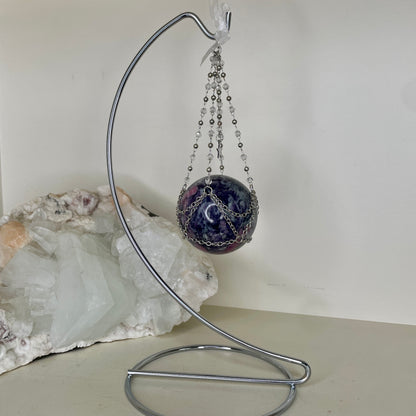 Hanging Sphere stand - Silver