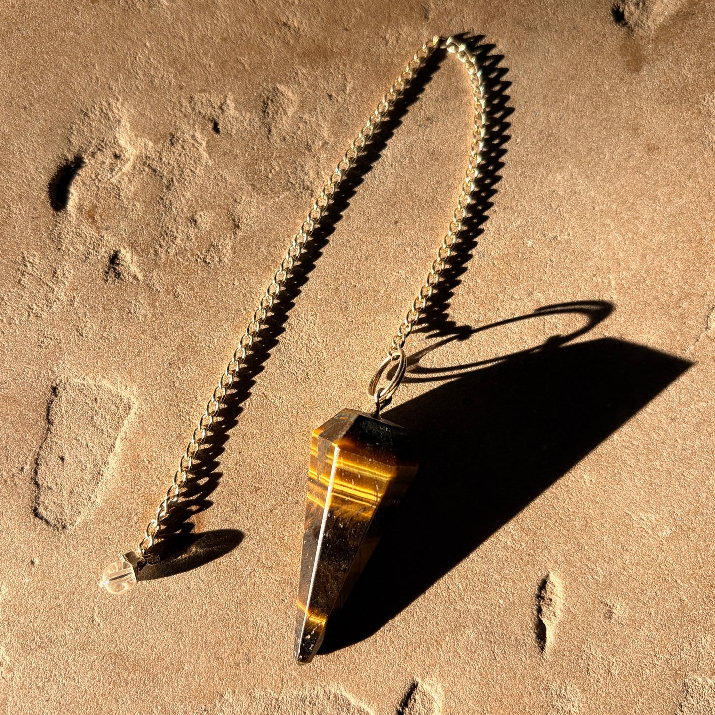 Tigers Eye Pendulum