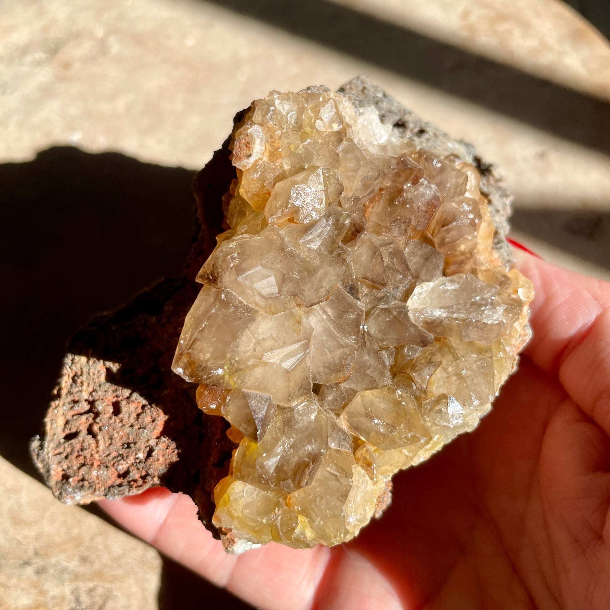 Smokey Quartz on matrix