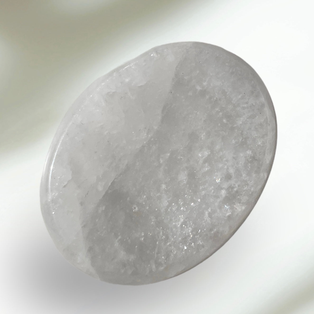 Clear Quartz Worry stone
