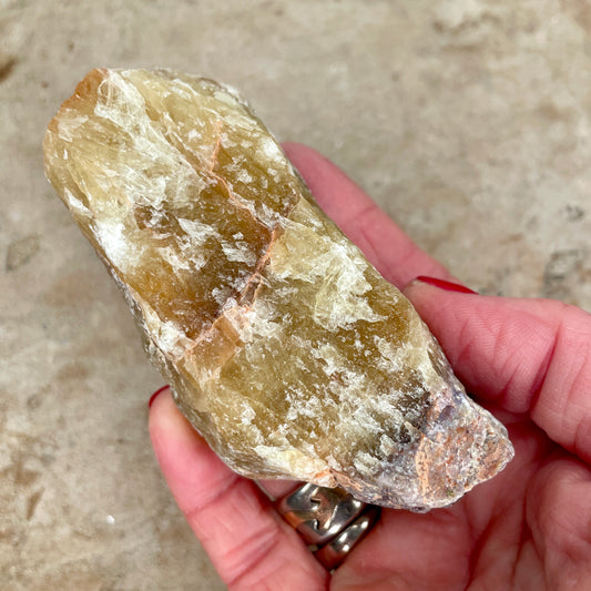 Yellow Fluorite Raw 9CM