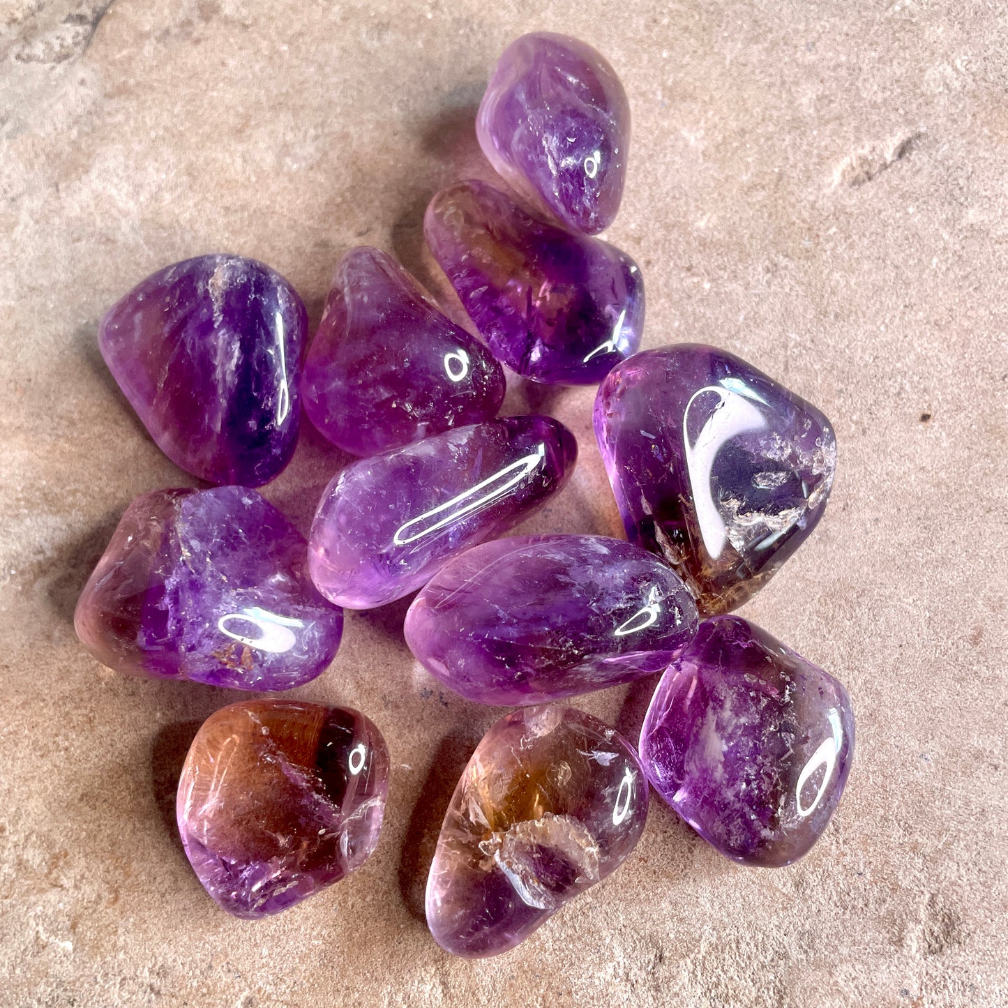Ametrine tumbles
