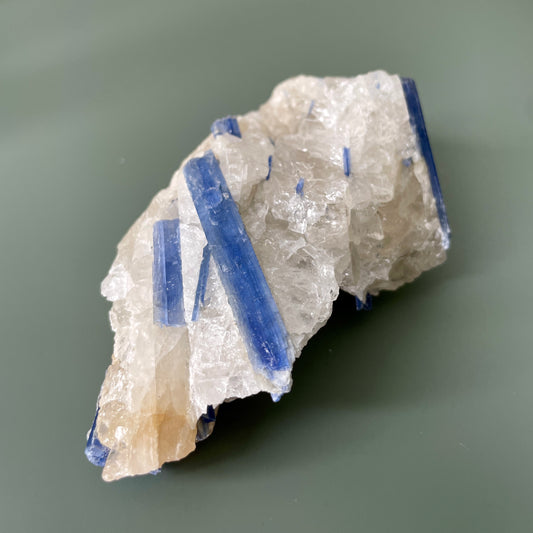 Kyanite Quartz cluster