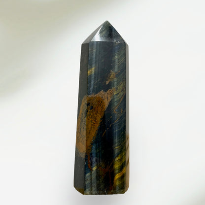 Tigers Eye Blue Tower 9CM