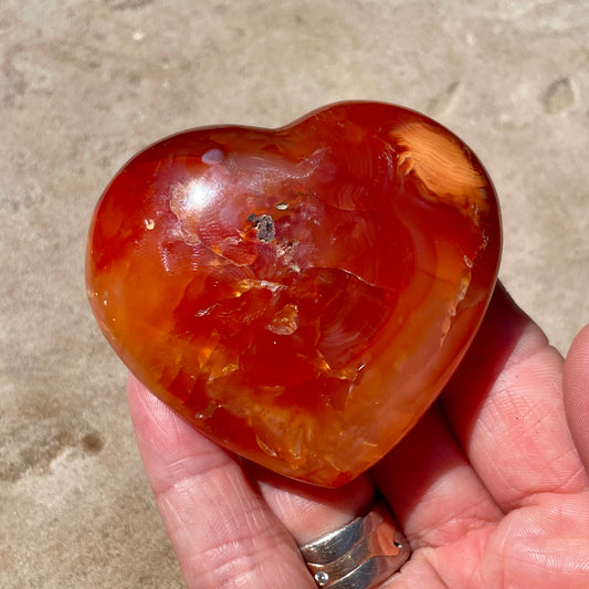 Carnelian Heart 6CM