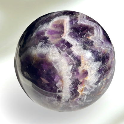 Chevron Amethyst Sphere 6.5CM