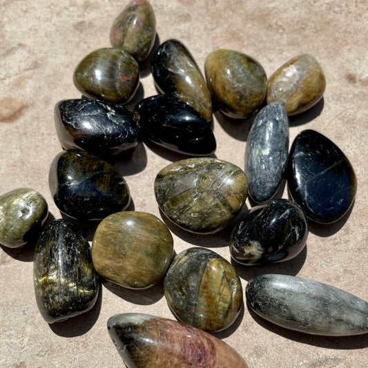 Green Tourmaline Tumbles