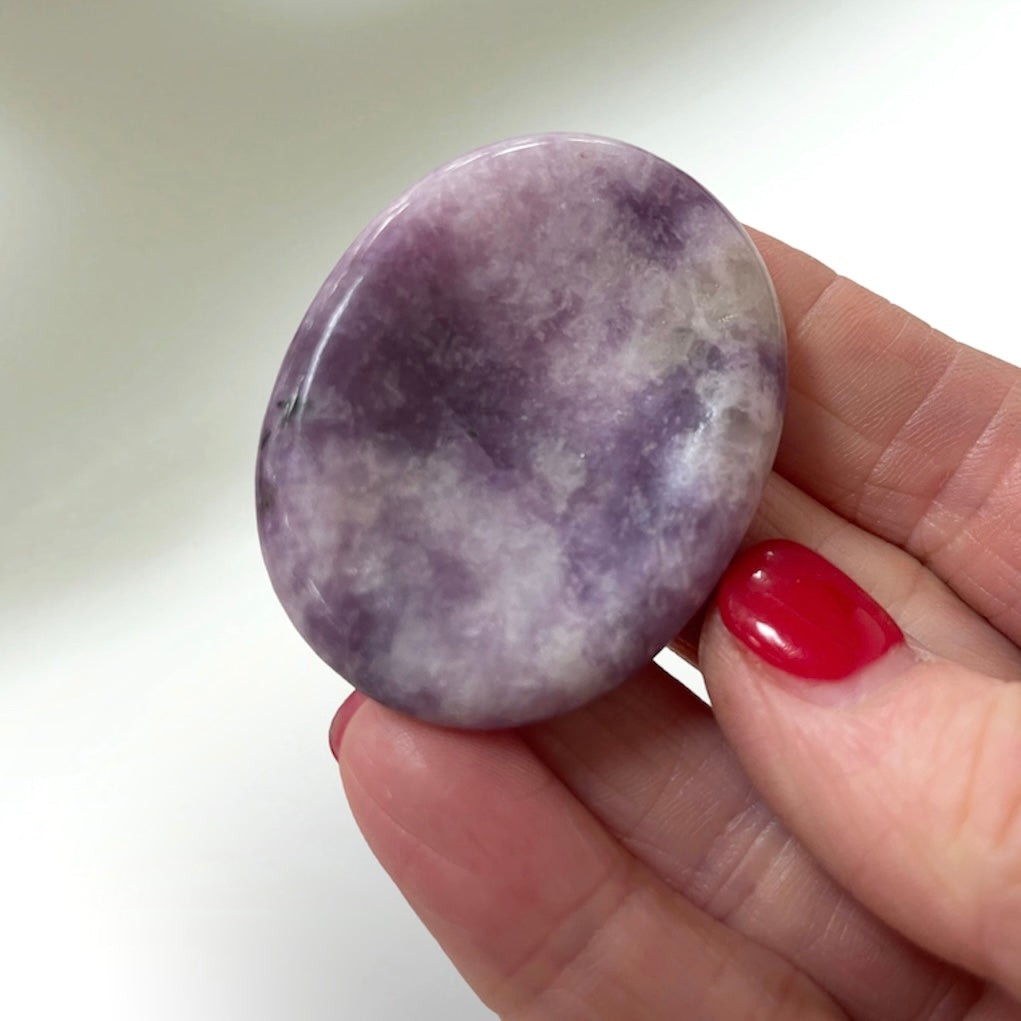 Lepidolite Worry stone