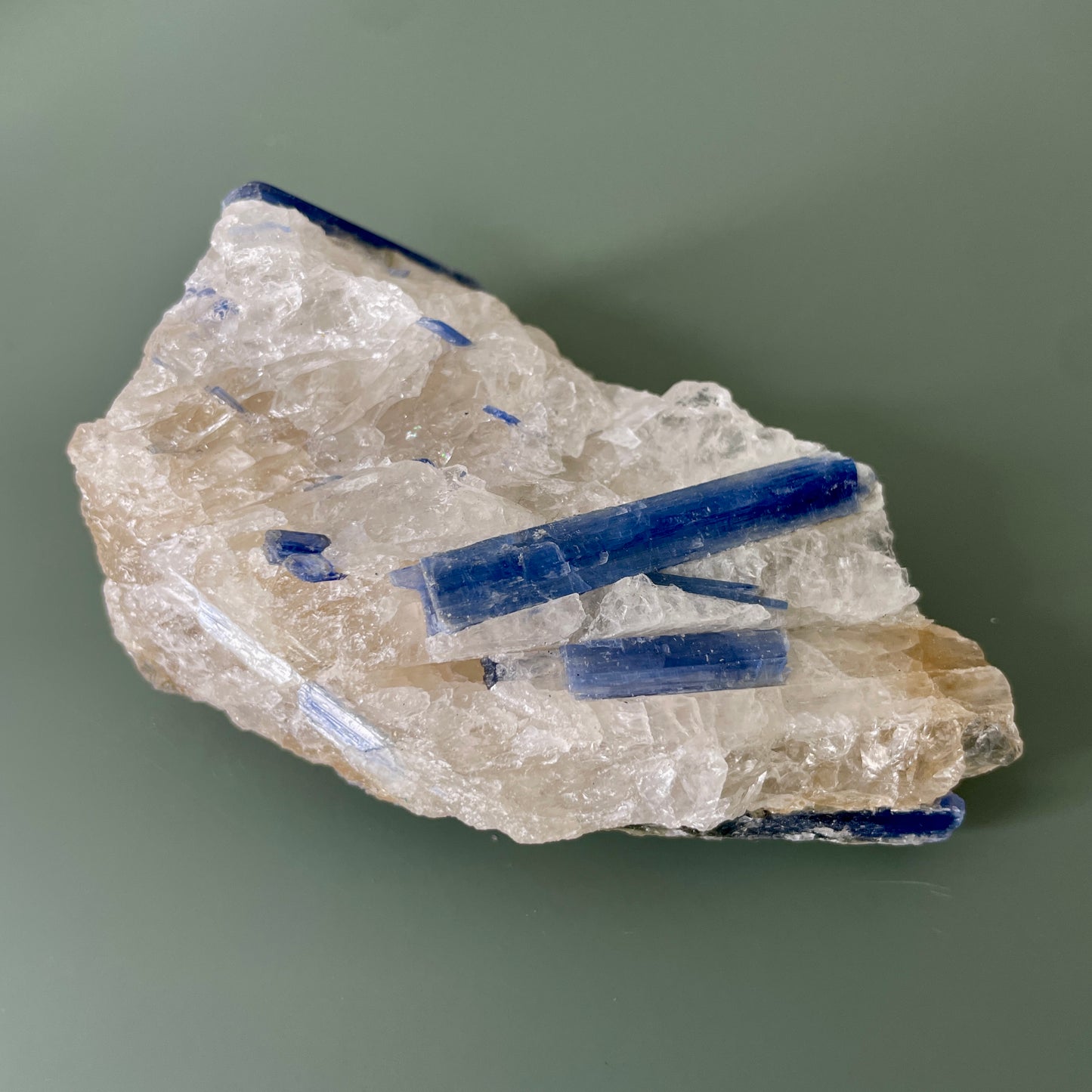Kyanite Quartz cluster