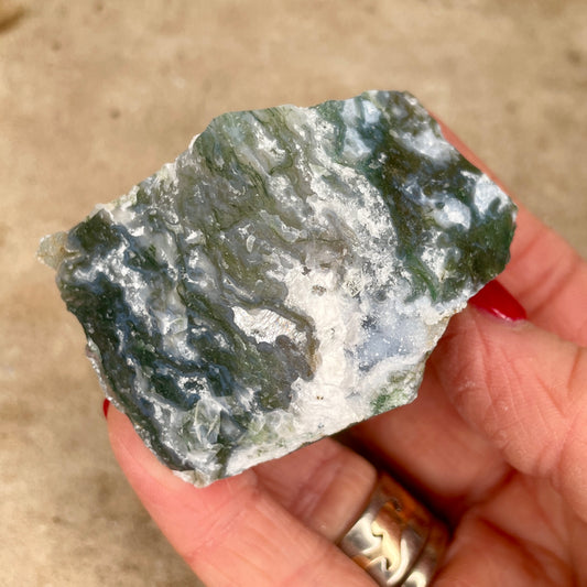 Moss Agate Raw MA3
