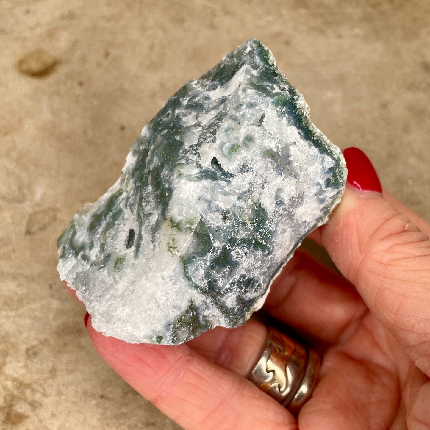 Moss Agate Raw MA4