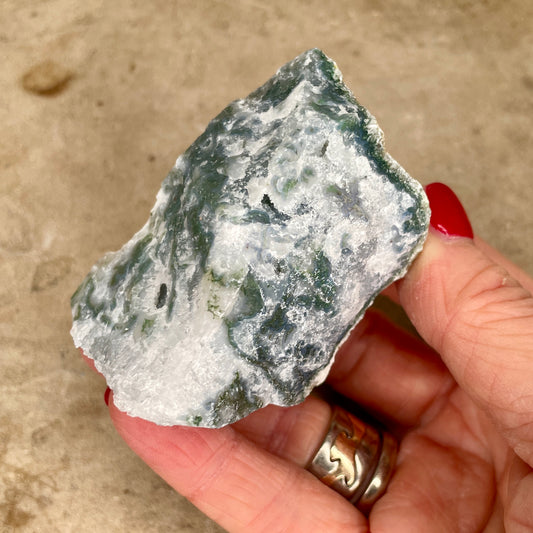 Moss Agate Raw MA4