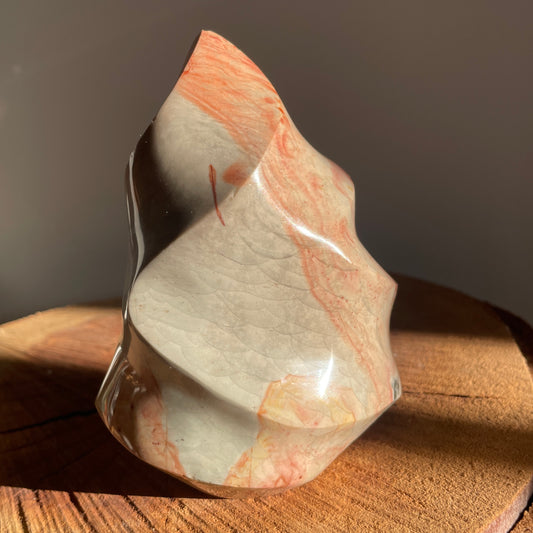 Polychrome Jasper Flame 12CM