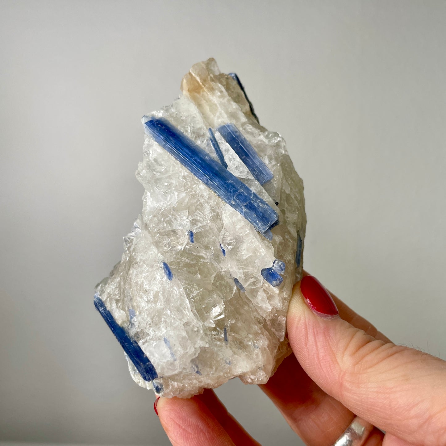 Kyanite Quartz cluster