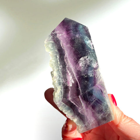 Rainbow Fluorite Tower 10CM