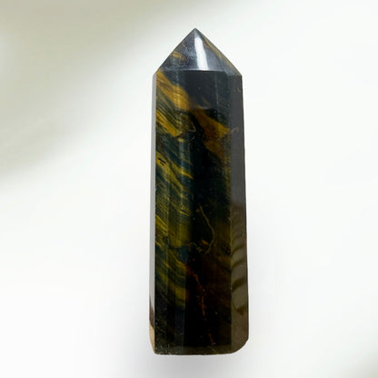 Tigers Eye Blue Tower 9CM