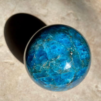 Apatite Sphere 6CM - A GRADE