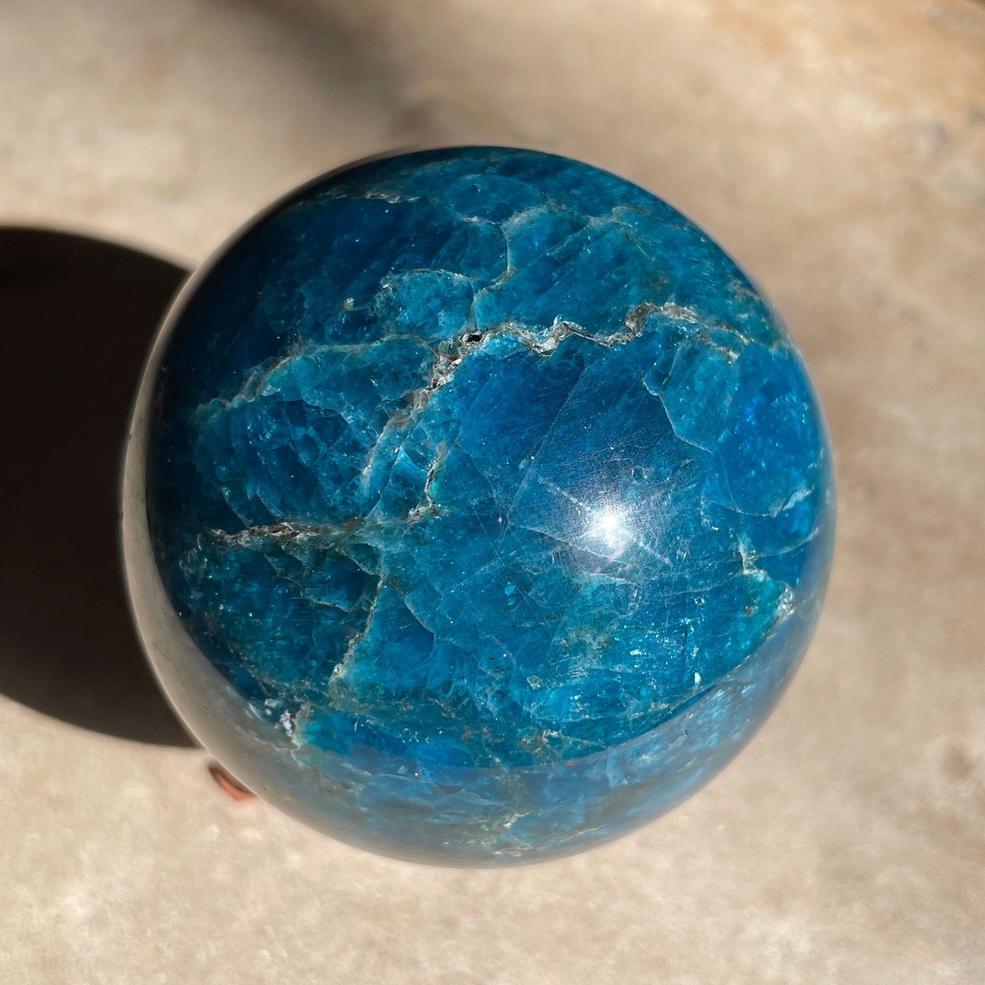 Apatite Sphere 5.5CM - A GRADE