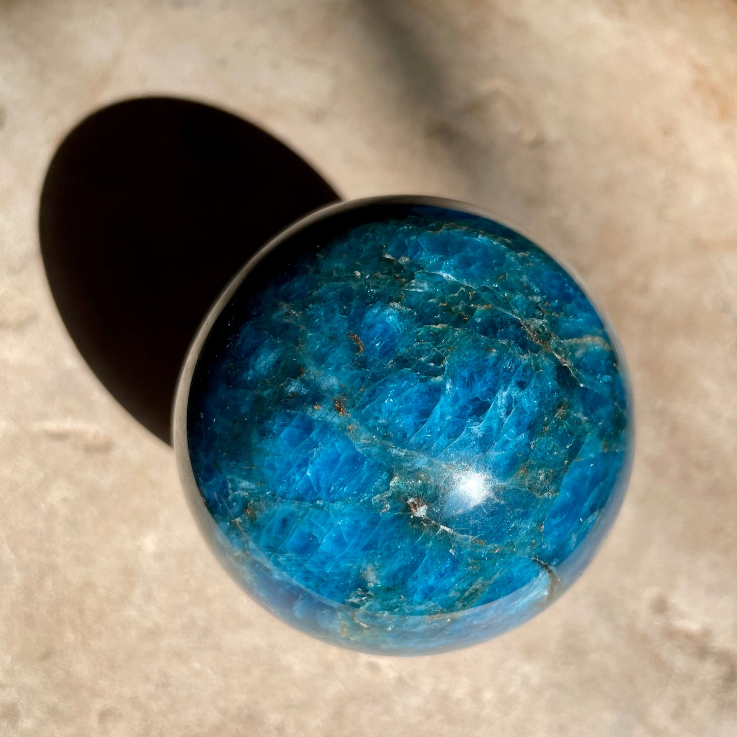 Apatite Sphere 5.5CM - A GRADE
