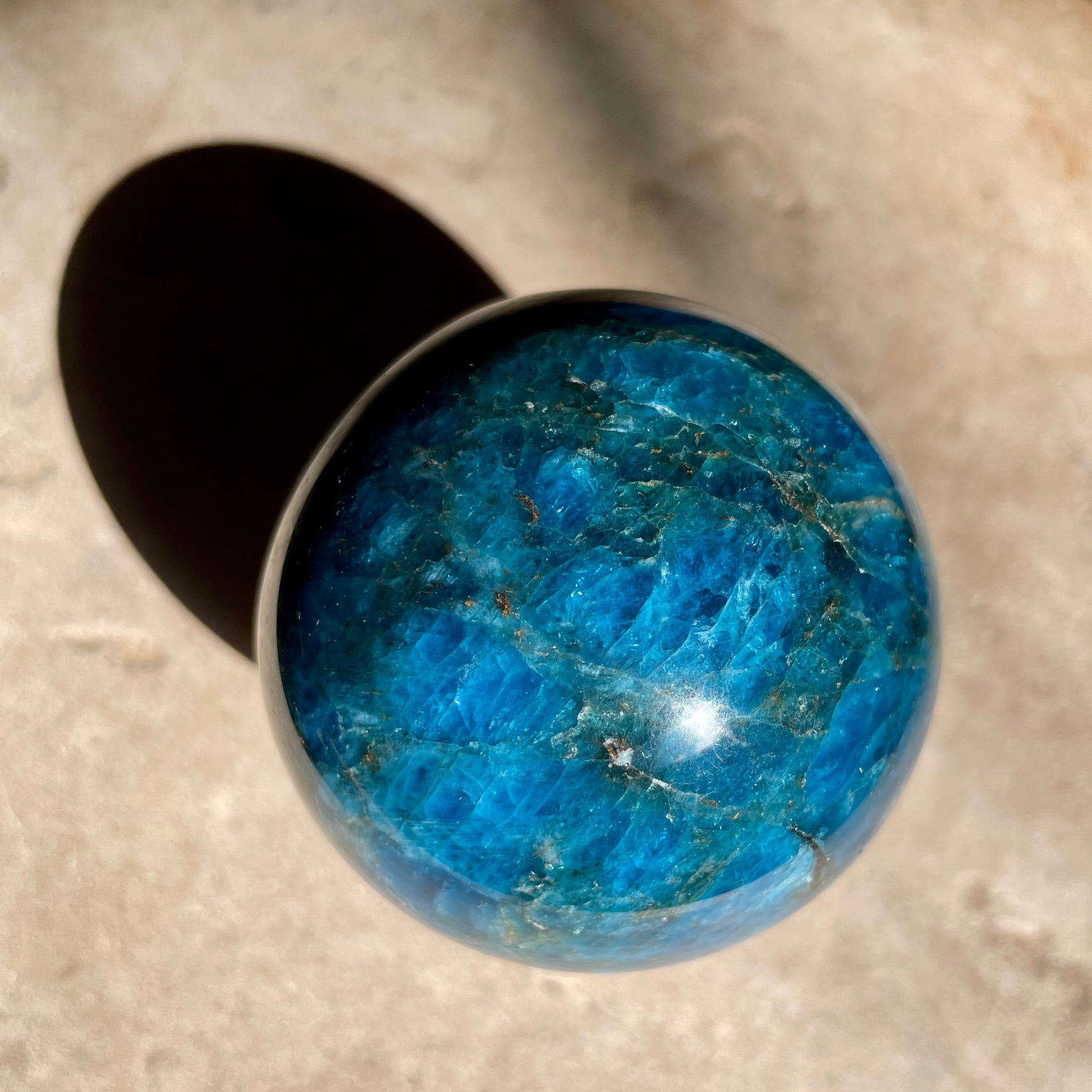 Apatite Sphere 5.5CM - A GRADE
