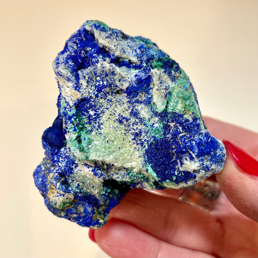 Azurite with Malachite A1
