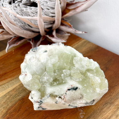 Apophyllite green Cluster