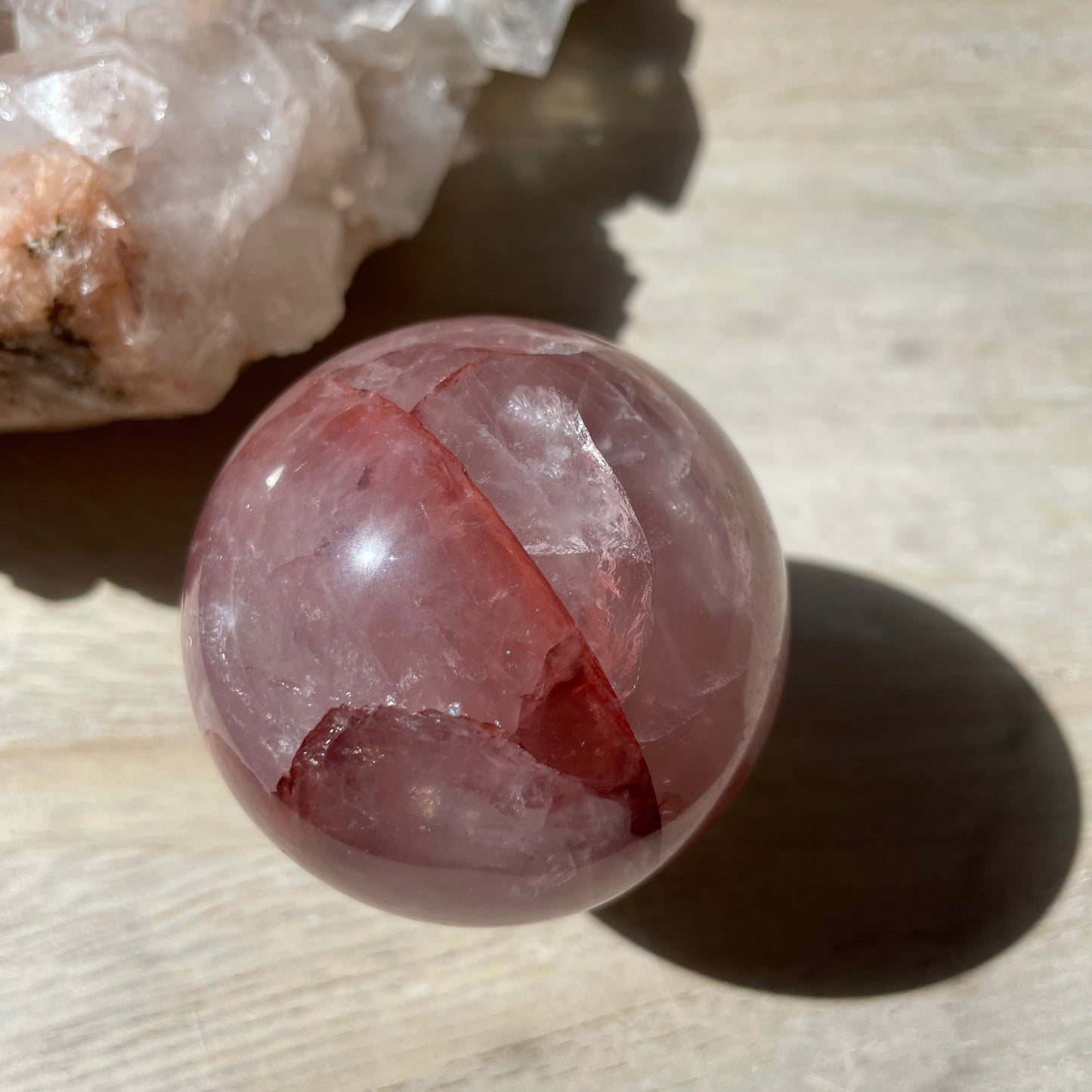 Fire Quartz Sphere 5.5cm