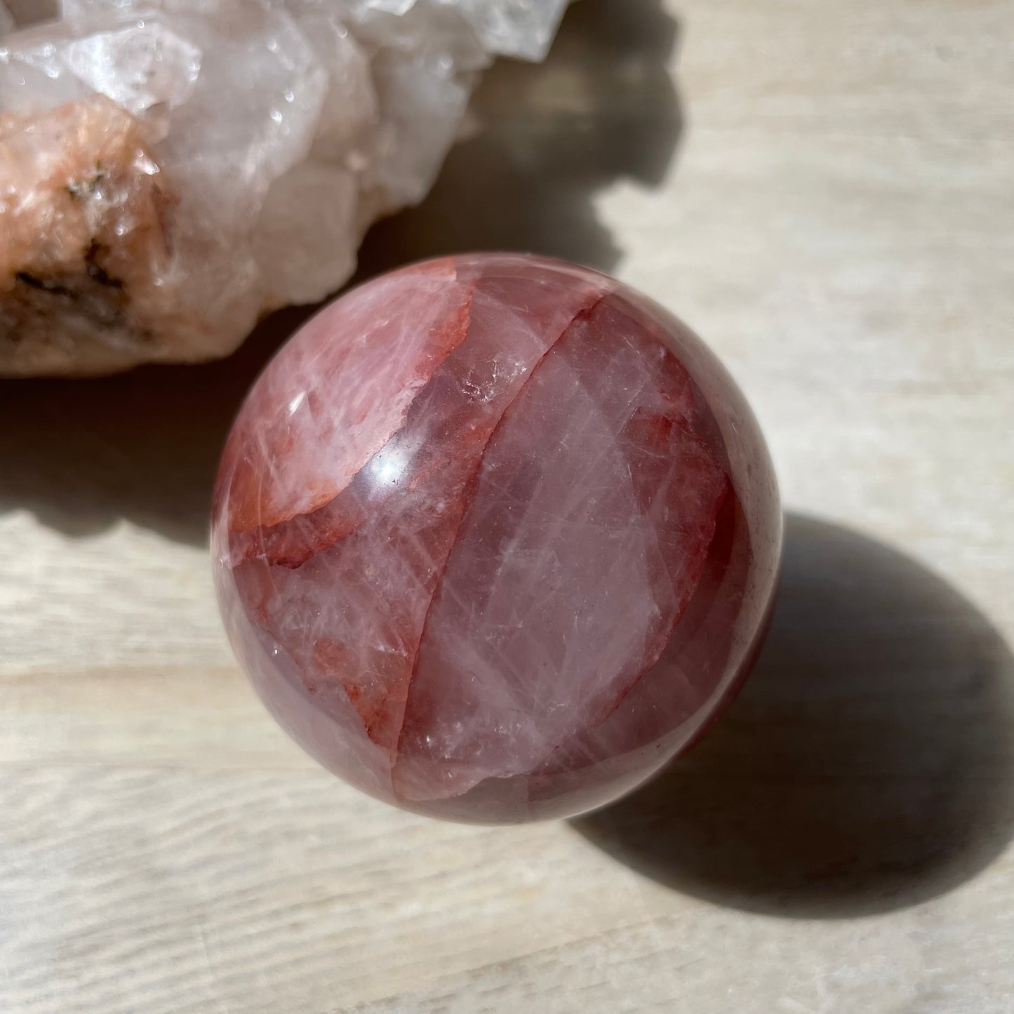 Fire Quartz Sphere 5.5cm