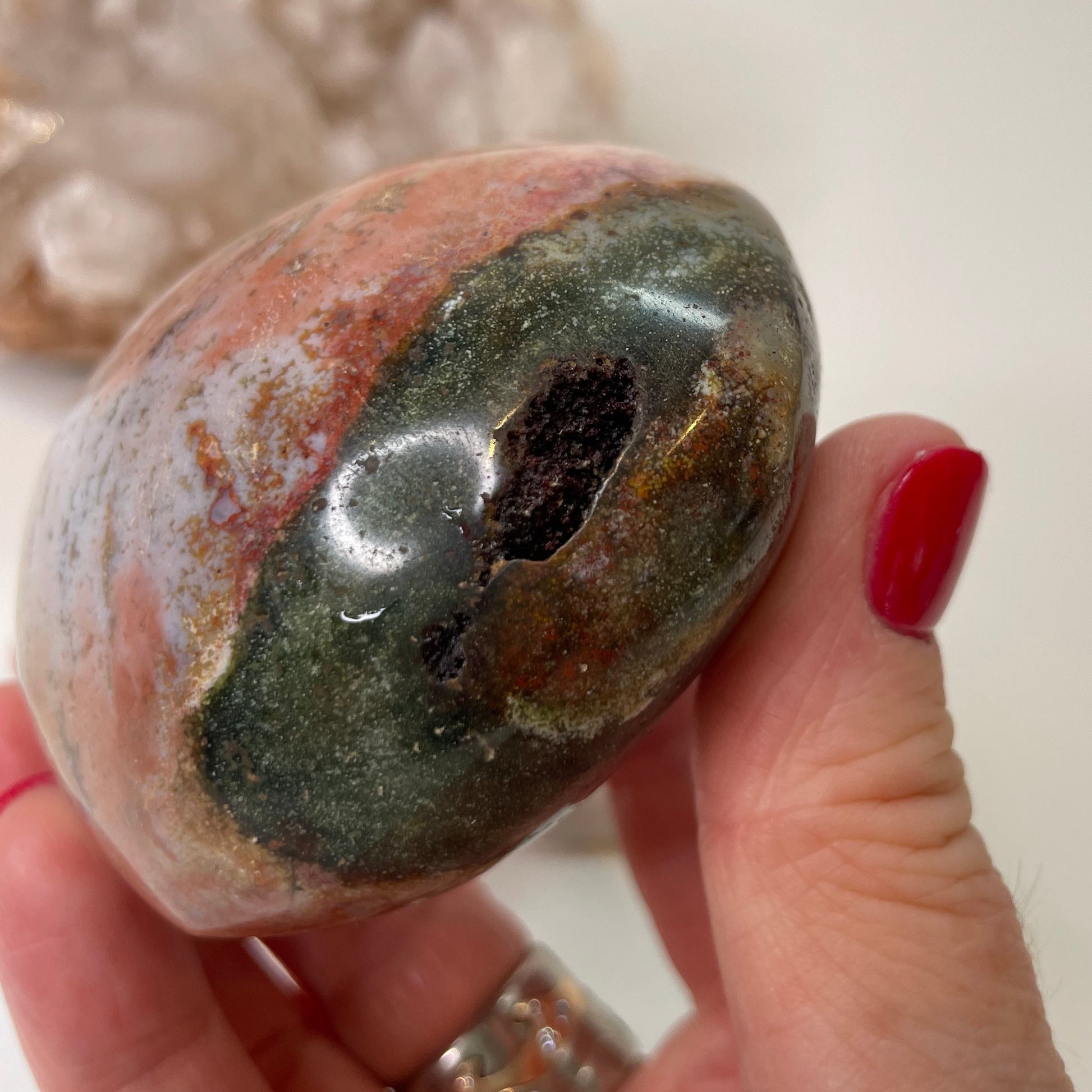 Ocean Jasper heart