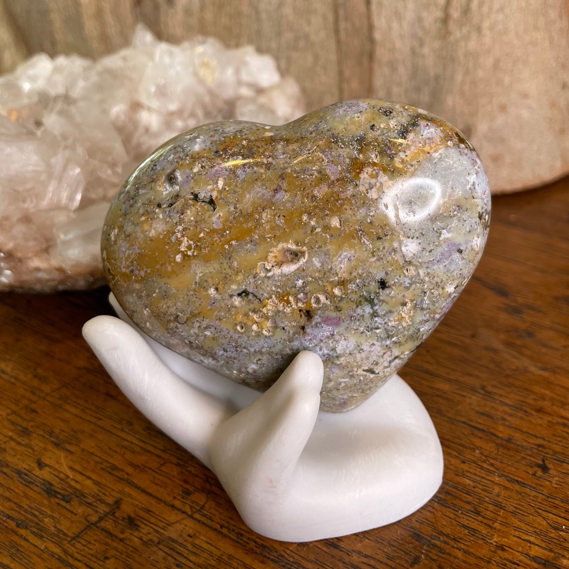 Ocean Jasper heart