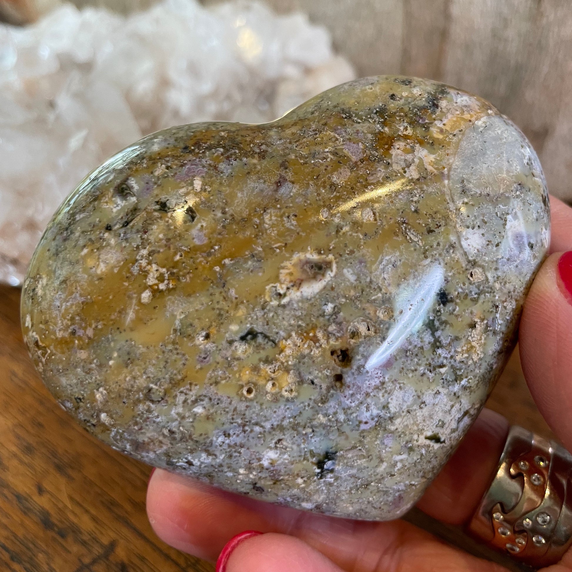 Ocean Jasper heart
