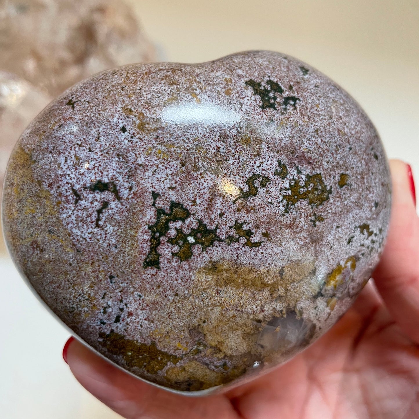 Ocean Jasper heart