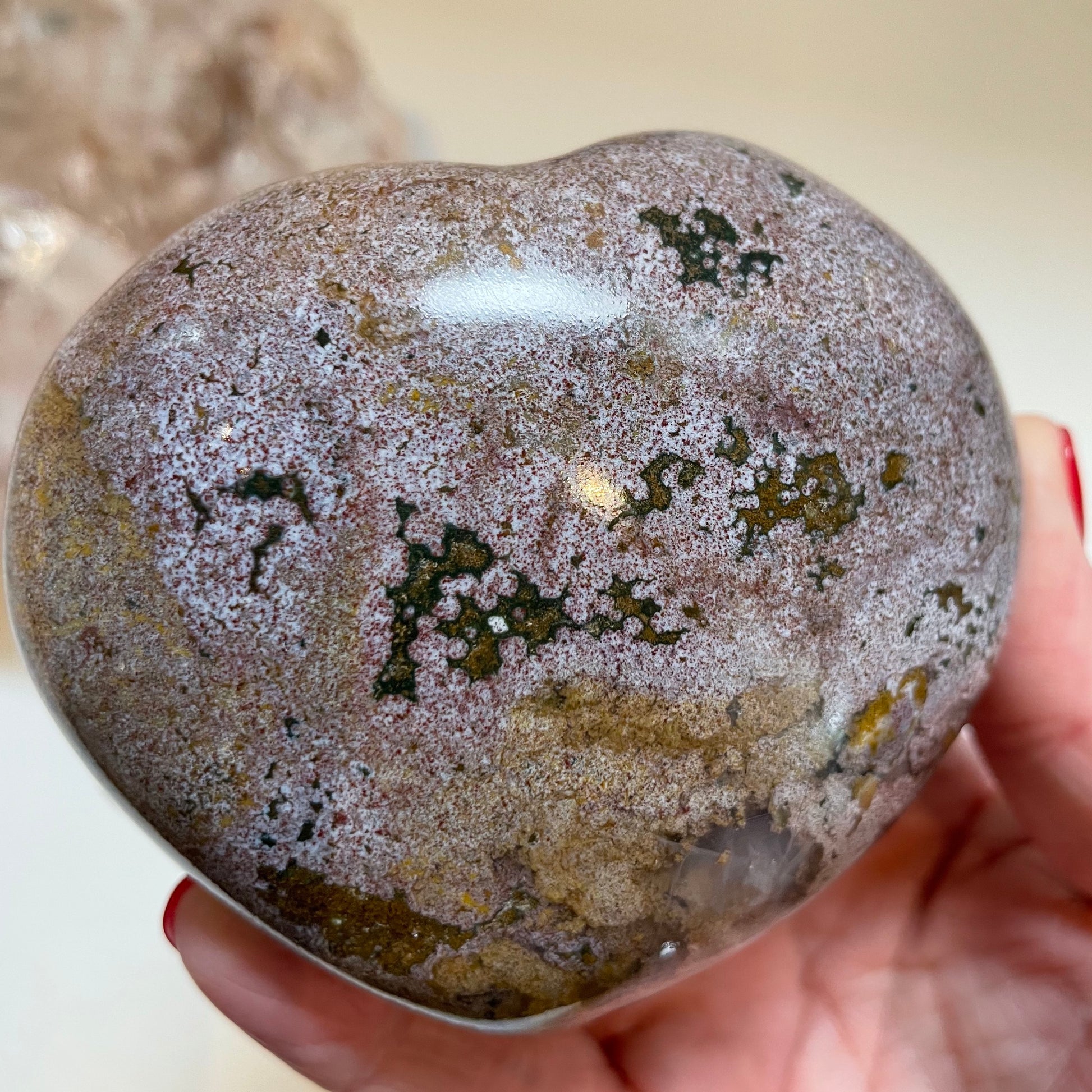 Ocean Jasper heart