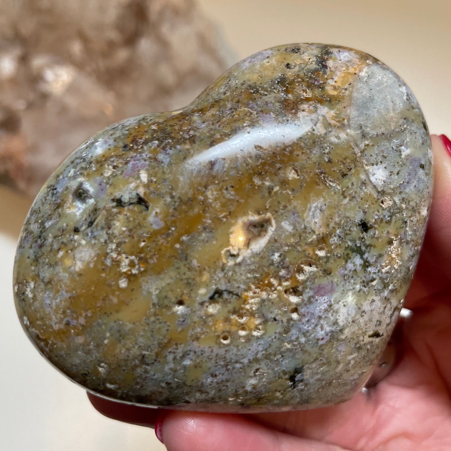 Ocean Jasper heart
