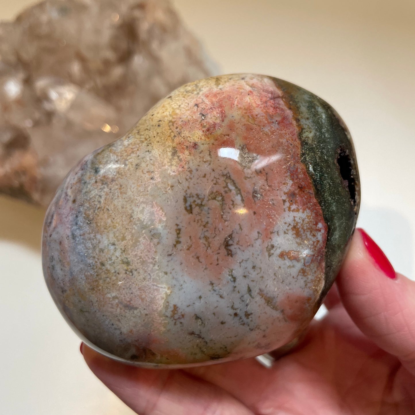 Ocean Jasper heart