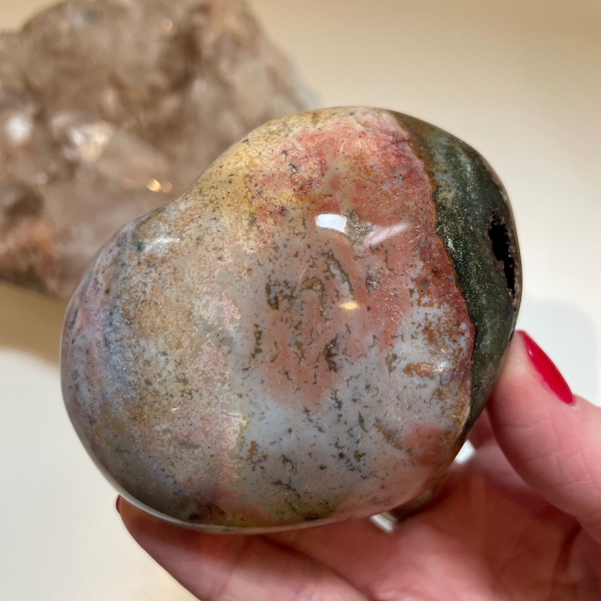 Ocean Jasper heart