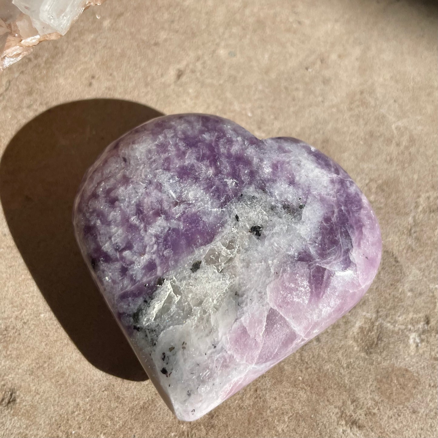 Lepidolite Heart 5CM