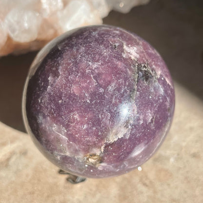 Lepidolite Sphere - 6CM