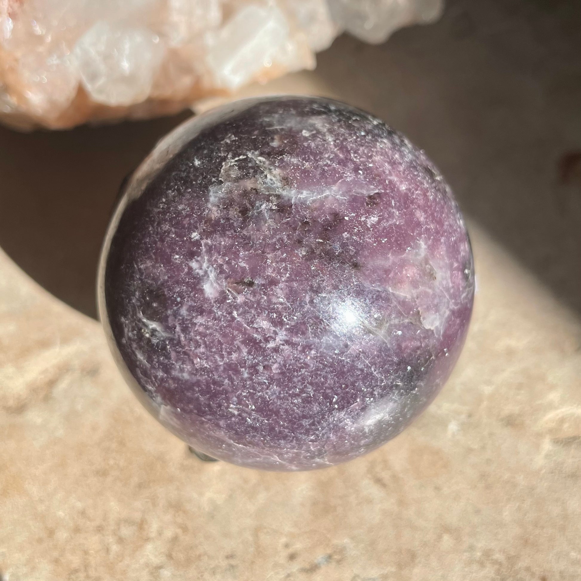 Lepidolite Sphere - 6CM