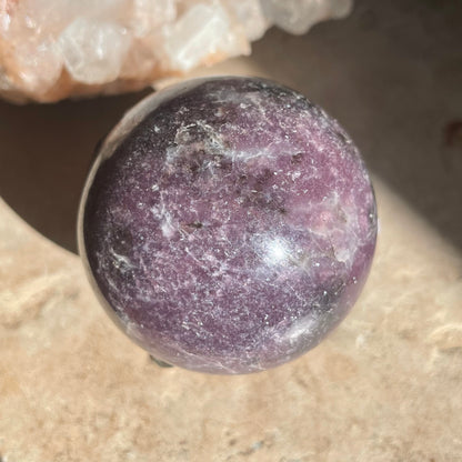 Lepidolite Sphere - 6CM