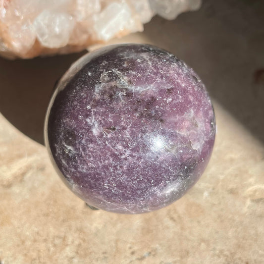 Lepidolite Sphere - 6CM