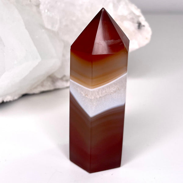 Carnelian Tower 8cm