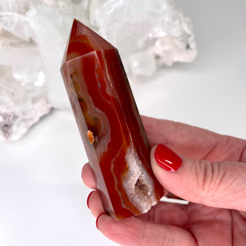 Carnelian Tower 9cm
