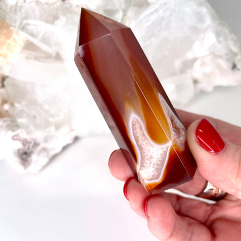 Carnelian Tower 7cm