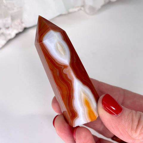 Carnelian Tower 6.5cm