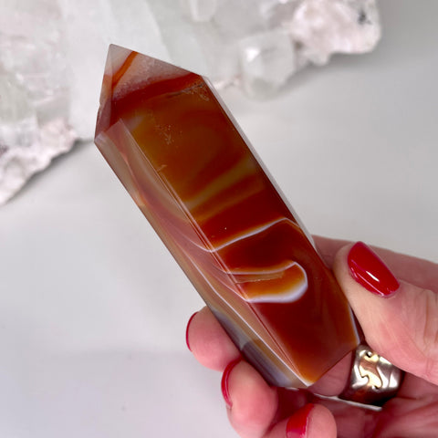 Carnelian Tower 8cm