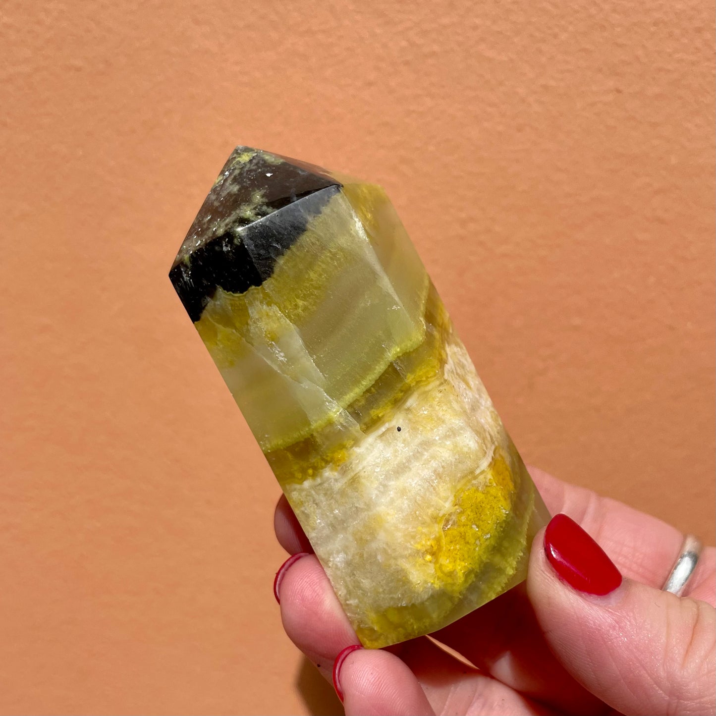 Bumble Bee Jasper Tower 8CM