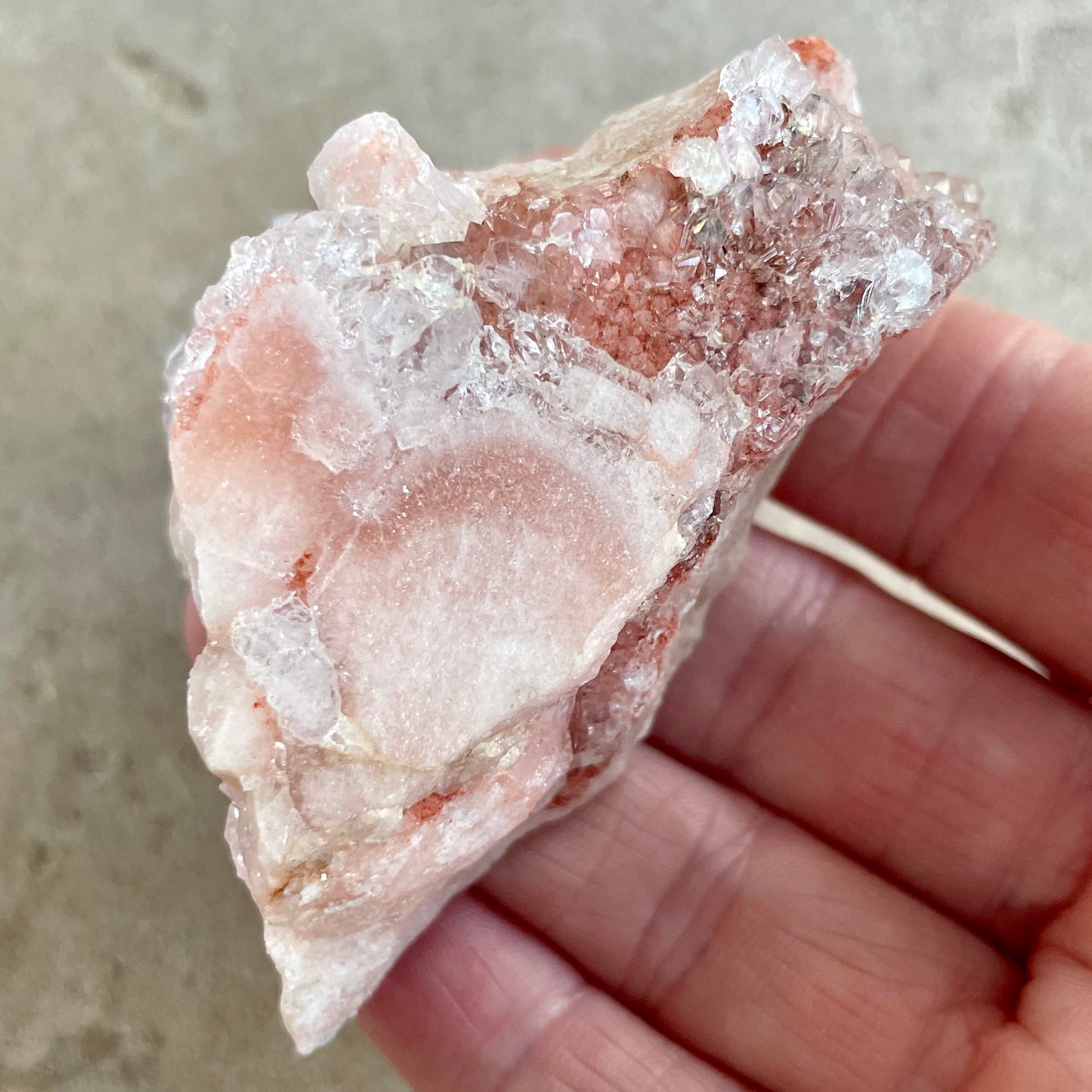 Pink Amethyst slice 7cm