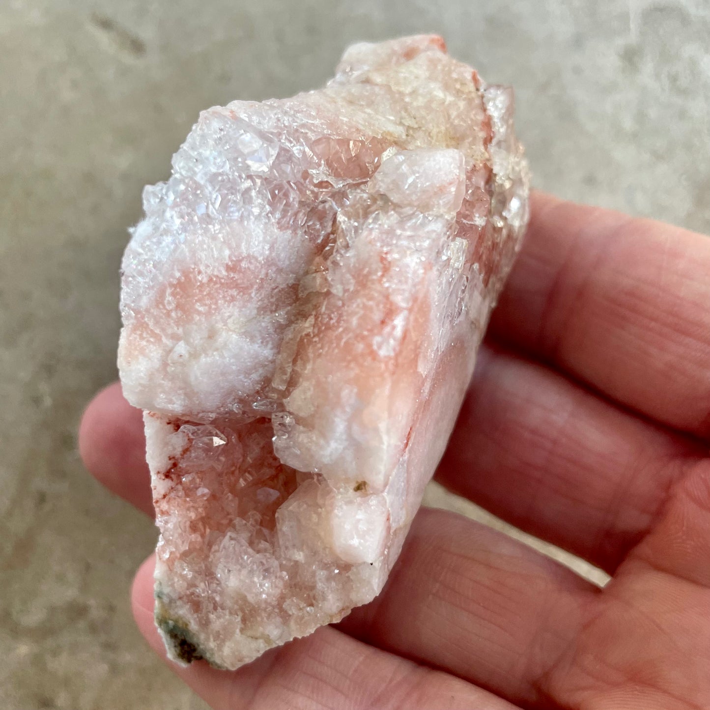 Pink Amethyst slice 7cm